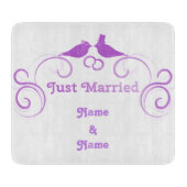 Gewoon gehuwde Passen getrouwd Thunder_Cove Snijplank (Voorkant)