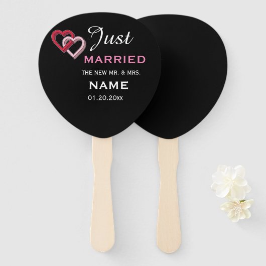 Gewoon gehuwde persoonlijke handleiding handwaaier (Voorkant en achterkant)