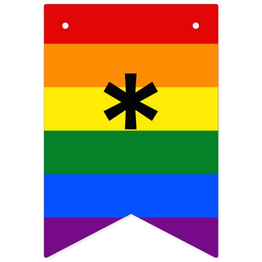 Gewoon gehuwde regenboogvlag LGBT Pride Weddenscha Vlaggetjes (Tweede vlag)