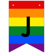 Gewoon gehuwde regenboogvlag LGBT Pride Weddenscha Vlaggetjes (Derde vlag)