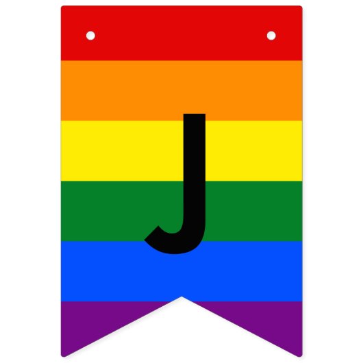 Gewoon gehuwde regenboogvlag LGBT Pride Weddenscha Vlaggetjes (Derde vlag)