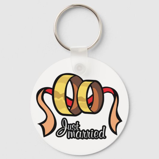 Gewoon gehuwde Sleutelhanger (Voorkant)