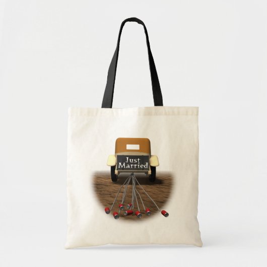 Gewoon gehuwde tetas tote bag (Voorkant)