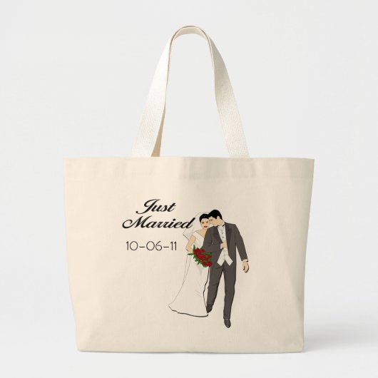 Gewoon gehuwde totebag grote tote bag (Voorkant)