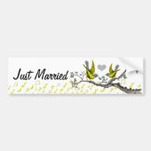 Gewoon gehuwde  vogelborstelaar bumpersticker (Voorkant)