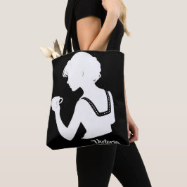 "Gewoon Geïnspireerd In Elk Kopje" Koffieliefhebbe Tote Bag
