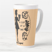 Gewoon Geïnspireerd "Leef, het leven één kopje per Latte Mok (Rechterhoek)