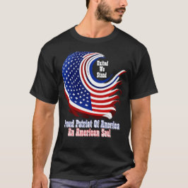 Gewoon Geïnspireerd Trots Patriot van Amerika T-shirt