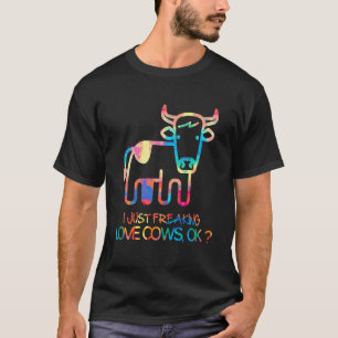 Gewoon Gek Op Koeien Schilderij T-shirt