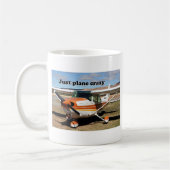 Gewoon gek op vliegtuig: Cessna Skyhawk vliegtuig Koffiemok (Links)