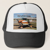 Gewoon gek op vliegtuig: Cessna Skyhawk vliegtuig Trucker Pet (Voorkant)