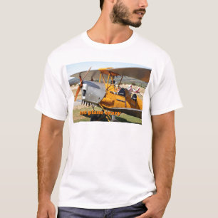 Gewoon gek op vliegtuig: Tiger Moth-vliegtuig T-shirt