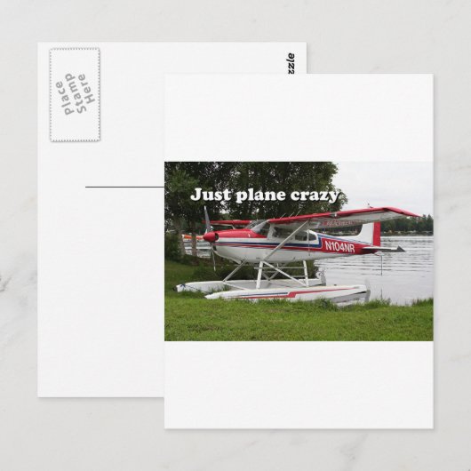 Gewoon gek op vliegtuig: Vliegtuig van Cessna, Ala Briefkaart (Voorkant / Achterkant)