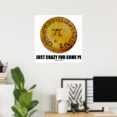 Gewoon gek voor wat i's (i's op een pincode) poster (Thuiskantoor)