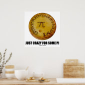 Gewoon gek voor wat i's (i's op een pincode) poster (Keuken)