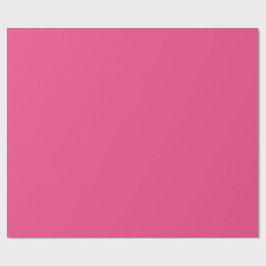 Gewoon gekleurd Frans roos hete roze Cadeaupapier (Vlak)
