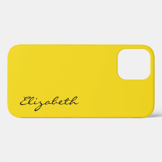 Gewoon gele achtergrond Case-Mate iPhone case (Achterkant (horizontaal))