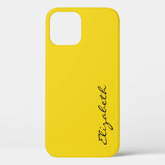 Gewoon gele achtergrond Case-Mate iPhone case