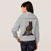 Gewoon Geloven Wolf Silhouette Hoodie - Inspiratie (Achterkant volledig)