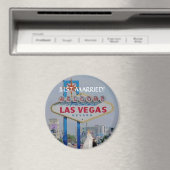 GEWOON GEMAAKT! In Fabulous Las Vegas Button Magneet (Insitu (Vaatwasser))
