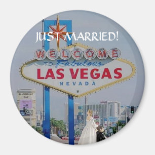 GEWOON GEMAAKT! In Fabulous Las Vegas Button Magneet