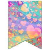 GEWOON GEMAAKT - ontwerp van het hardeschaampatroo Vlaggetjes (Tweede vlag)