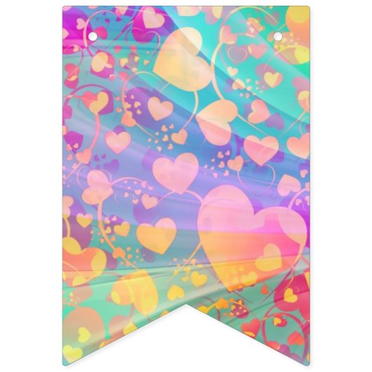 GEWOON GEMAAKT - ontwerp van het hardeschaampatroo Vlaggetjes (Tweede vlag)