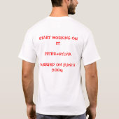 GEWOON GEMAAKT T-SHIRT (Achterkant)