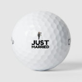 GEWOON GEMAAKT WEDDING BRIDE GROOM GOLFBALLEN (Voorkant)