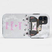 GEWOON GEMARRIEERDE IPHONE 5 HOESJE WHITE DAMASK G (Achterkant (horizontaal))