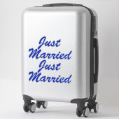 GEWOON GEMARRIEERDE XL-Stickers (2) - MIDNIGHT BLU Sticker (Koffer)