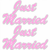 GEWOON GEMARRISEERDE XL-Stickers (2) - KARNATIEPIJ Sticker (Voorkant)