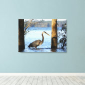 Gewoon gemist - Kerr Lake Canvas Afdruk (Insitu (Houten vloer))