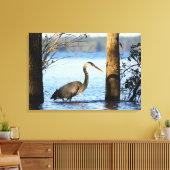 Gewoon gemist - Kerr Lake Canvas Afdruk (Insitu (Woonkamer))