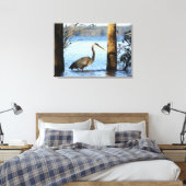 Gewoon gemist - Kerr Lake Canvas Afdruk (Insitu (Slaapkamer))