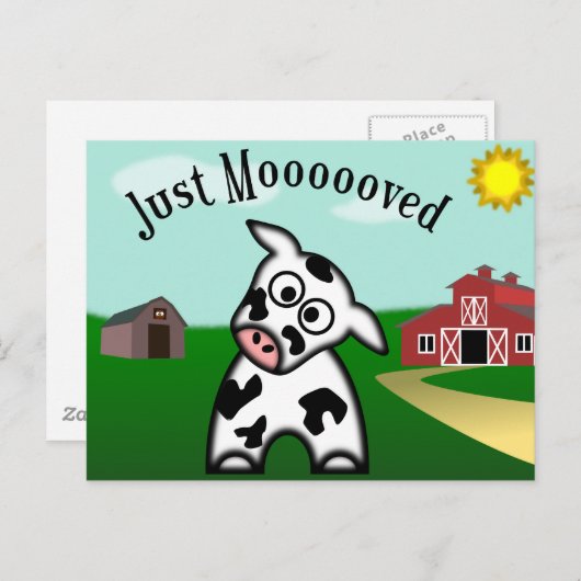 Gewoon gemoffeld briefkaart (Voorkant / Achterkant)