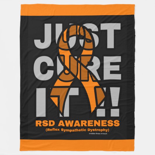 GEWOON GENEES HET...RSD FLEECE DEKEN (Voorkant)