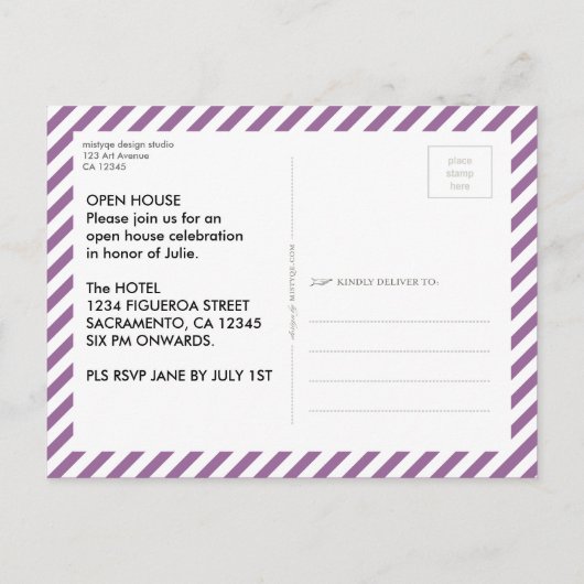 Gewoon Genius 3 foto Afstuderen Briefkaart (Achterkant)