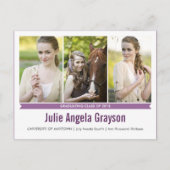 Gewoon Genius 3 foto Afstuderen Briefkaart (Voorkant)