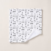 Gewoon genoteerd bad handdoek (Wasdoekje)