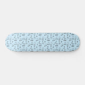 Gewoon Genoteerd Blauw Persoonlijk Skateboard (Horizontaal)