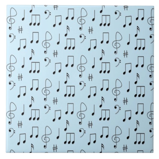 Gewoon Genoteerd Blauw Tegeltje (Voorkant)