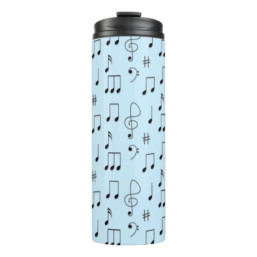 Gewoon Genoteerd Blauw Thermosbeker (Voorkant)