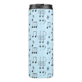 Gewoon Genoteerd Blauw Thermosbeker (Achterkant)
