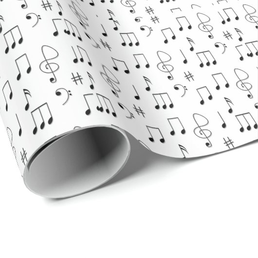 Gewoon genoteerd wit cadeaupapier (Rol Hoek)