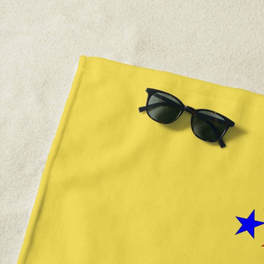 Gewoon gepersonaliseerd getrouwde grappige cruises strandlaken (In situ)