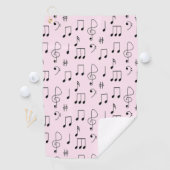 Gewoon Gerozeerd Roze Golfhanddoek (Insitu)