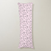 Gewoon Gerozeerd Roze Lichaamskussen (Voorkant Verticaal)