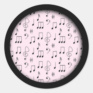 Gewoon Gerozeerd Roze Ronde Sticker