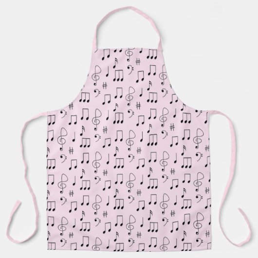 Gewoon Gerozeerd Roze Schort (Voorkant)
